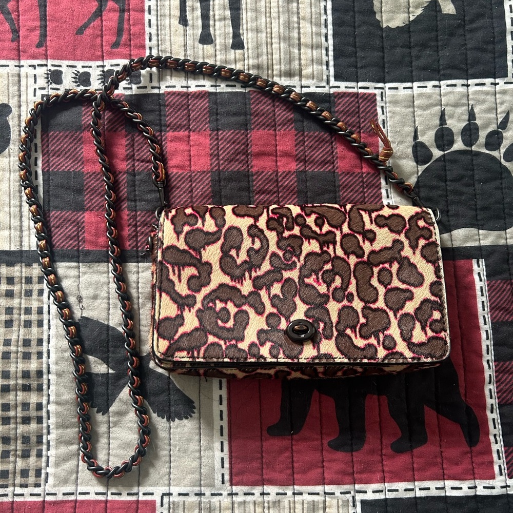 Rare Leopard Coach Bag